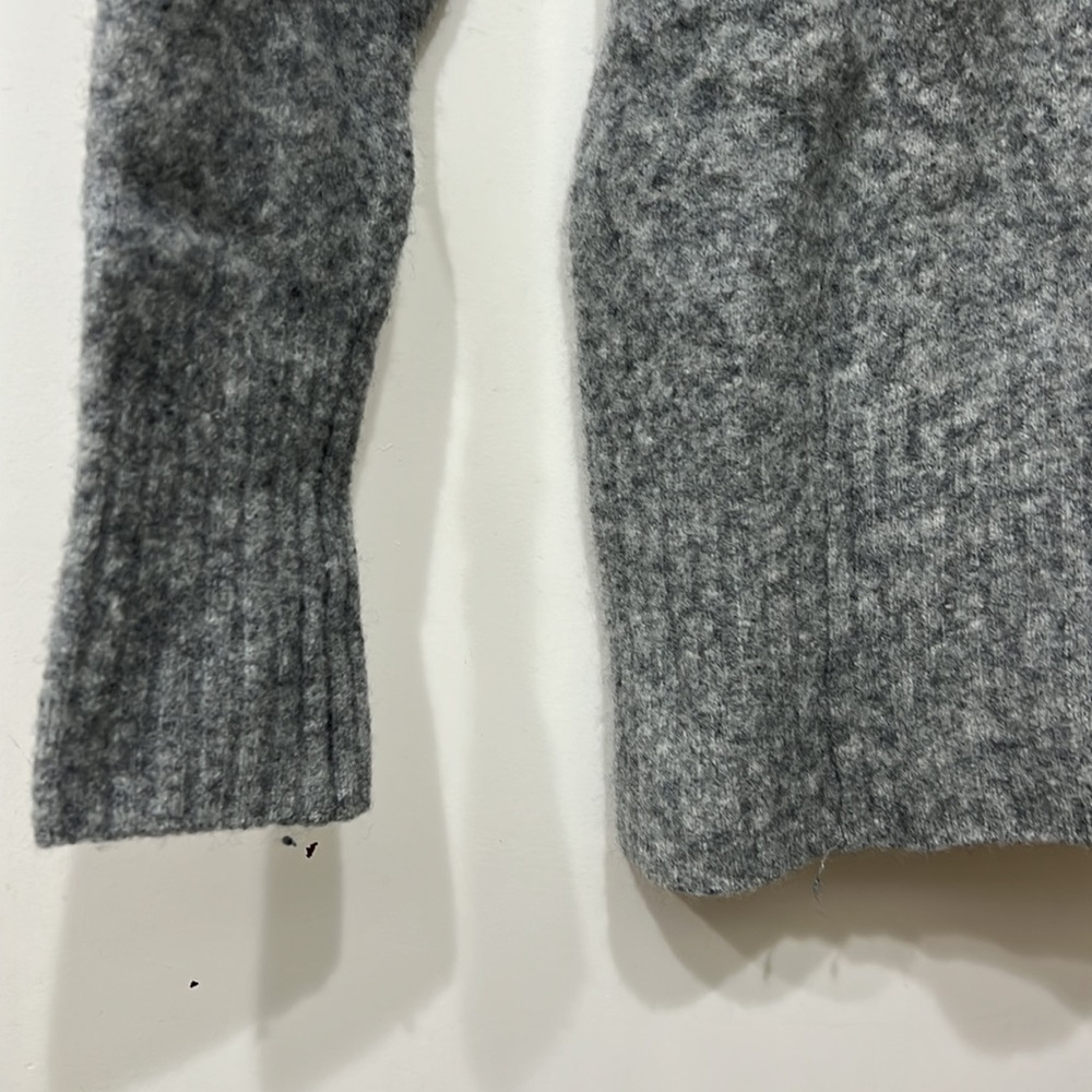 Babaton by Aritzia gray cowl neck sweater. Merino wool & yak blend. Size small - Picture 6 of 11